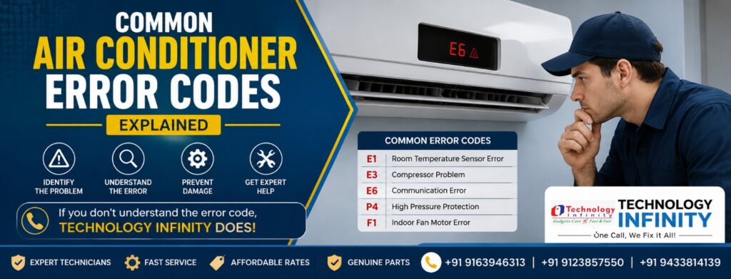 Common Air Conditioner Error Codes